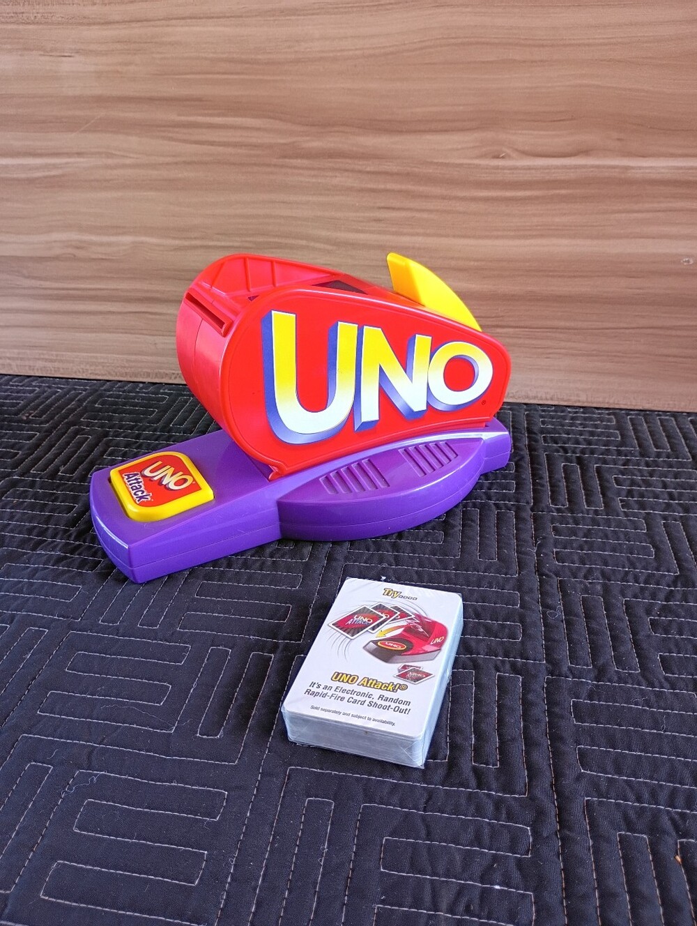 Attack Electronic Card Shooter - Red & Purple